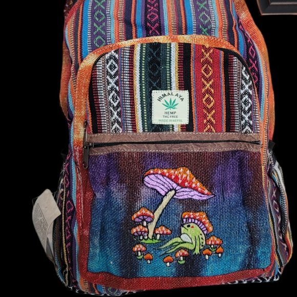 2025 Fabric Festival Bohemian Patchwork Backpack Multicolored main image 9